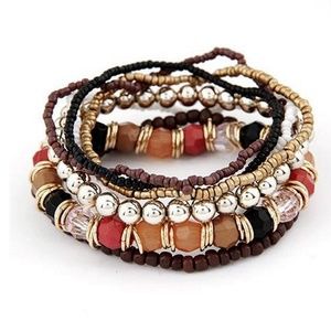 Multi-layer Boho Beaded Bracelets